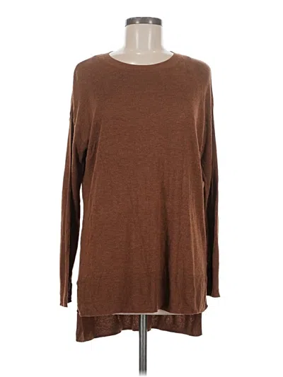 Pre-owned H&m Pullover Sweater In Brown