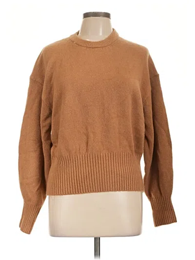 Pre-owned H&m Pullover Sweater In Brown