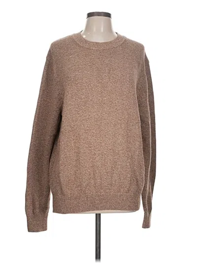 Pre-owned H&m Pullover Sweater In Brown