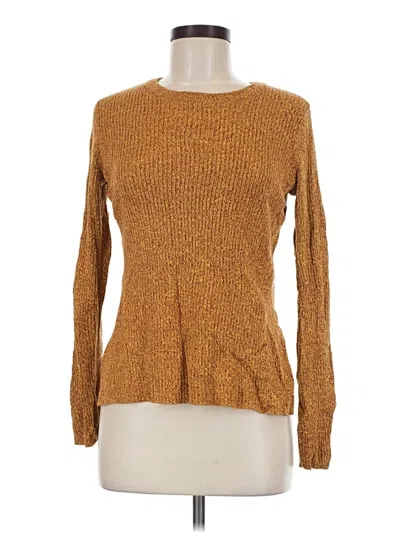 Pre-owned H&m Pullover Sweater In Gold