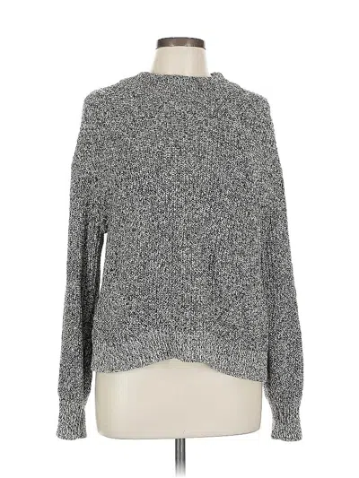Pre-owned H&m Pullover Sweater In Gray
