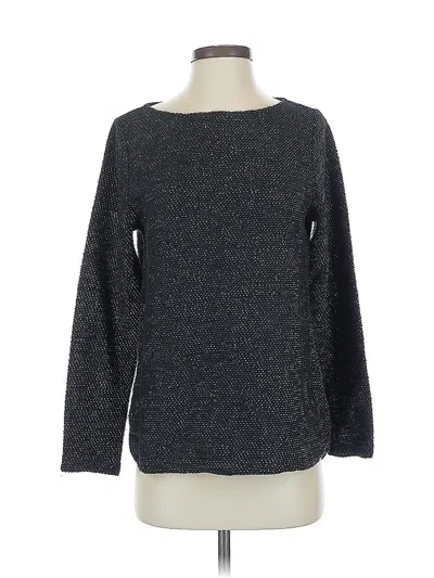 Pre-owned H&m Pullover Sweater In Gray