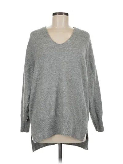 Pre-owned H&m Pullover Sweater In Gray