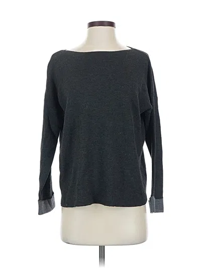 Pre-owned H&m Pullover Sweater In Gray