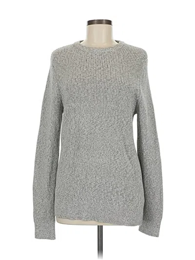 Pre-owned H&m Pullover Sweater In Gray