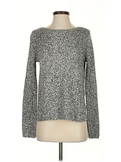 Pre-owned H&m Pullover Sweater In Gray