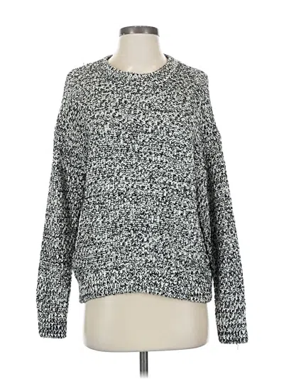 Pre-owned H&m Pullover Sweater In Gray