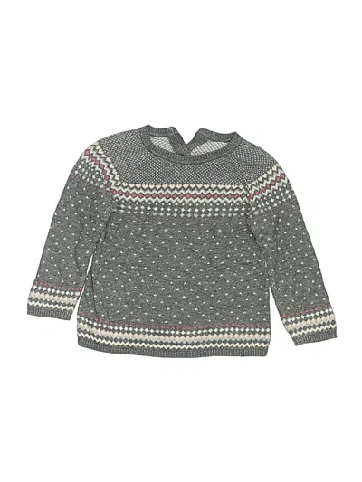 Pre-owned H&m Kids' Pullover Sweater In Gray