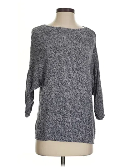 Pre-owned H&m Pullover Sweater In Gray