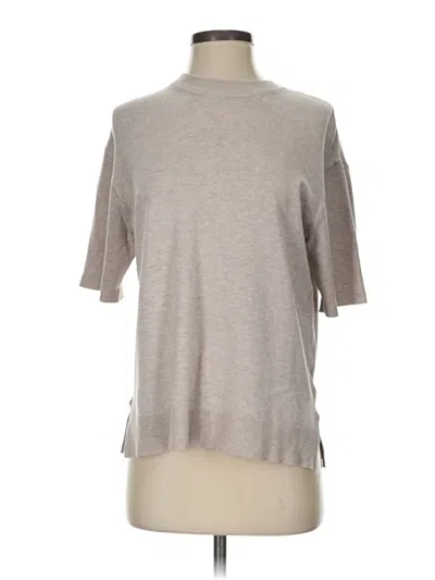 Pre-owned H&m Pullover Sweater In Gray