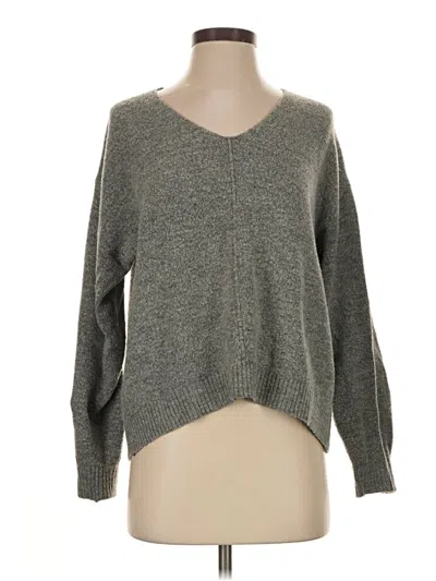 Pre-owned H&m Pullover Sweater In Gray