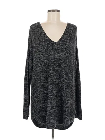 Pre-owned H&m Pullover Sweater In Gray