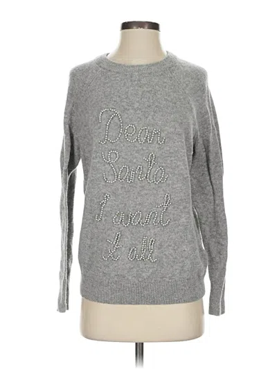 Pre-owned H&m Pullover Sweater In Gray