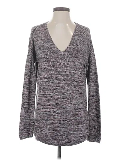 Pre-owned H&m Pullover Sweater In Gray