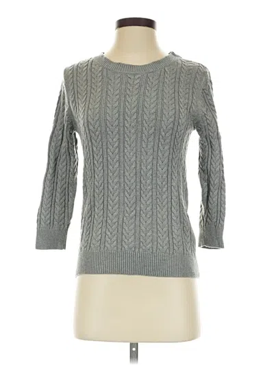 Pre-owned H&m Pullover Sweater In Gray