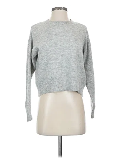 Pre-owned H&m Pullover Sweater In Gray