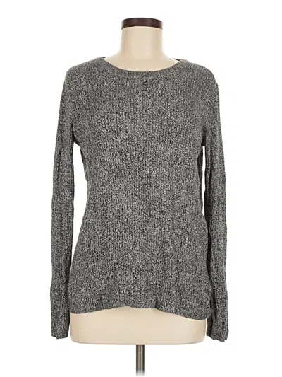 Pre-owned H&m Pullover Sweater In Gray