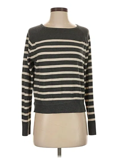 Pre-owned H&m Pullover Sweater In Gray
