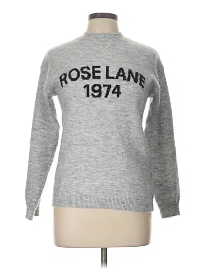Pre-owned H&m Pullover Sweater In Gray