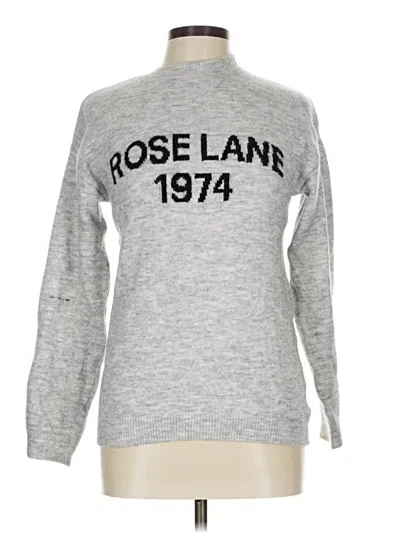 Pre-owned H&m Pullover Sweater In Gray