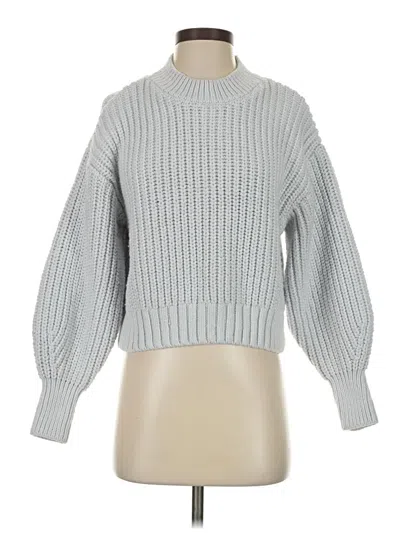 Pre-owned H&m Pullover Sweater In Gray