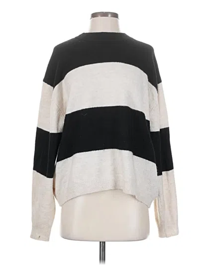 Pre-owned H&m Pullover Sweater In Gray