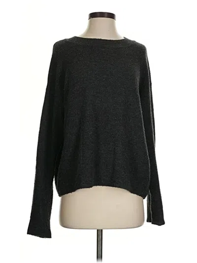 Pre-owned H&m Pullover Sweater In Gray