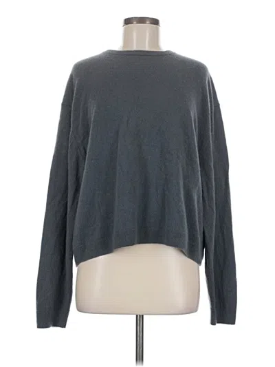 Pre-owned H&m Pullover Sweater In Gray