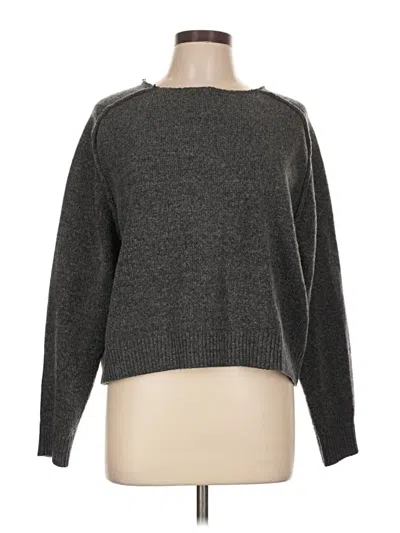 Pre-owned H&m Pullover Sweater In Gray