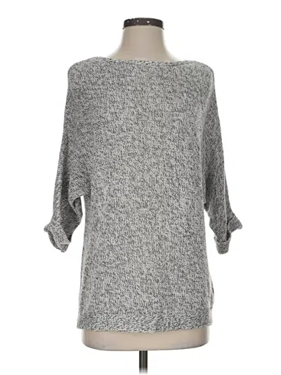 Pre-owned H&m Pullover Sweater In Gray
