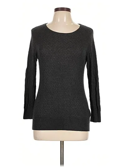 Pre-owned H&m Pullover Sweater In Gray