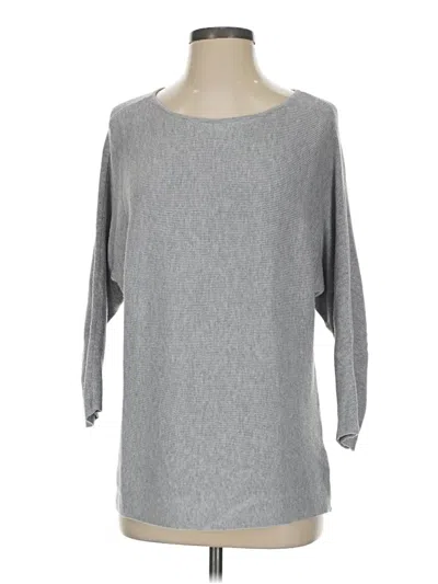 Pre-owned H&m Pullover Sweater In Gray