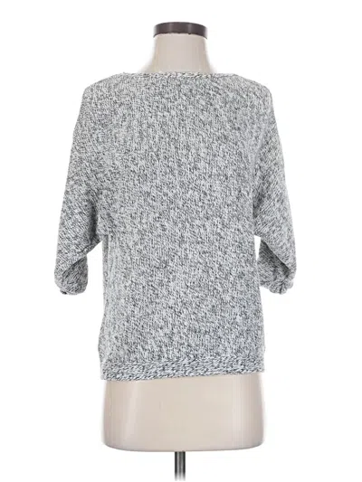 Pre-owned H&m Pullover Sweater In Gray