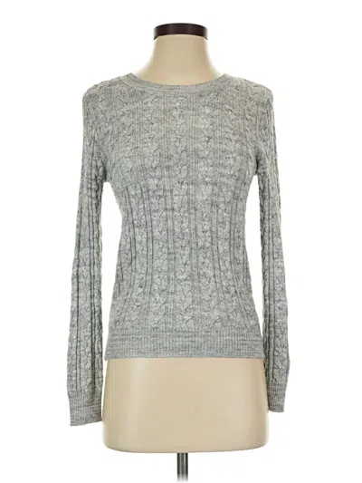 Pre-owned H&m Pullover Sweater In Gray