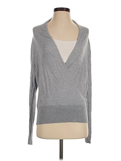 Pre-owned H&m Pullover Sweater In Gray