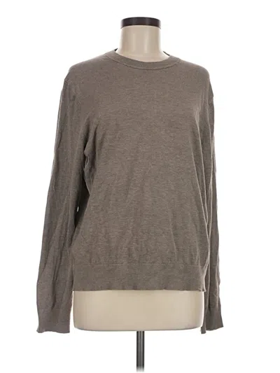 Pre-owned H&m Pullover Sweater In Gray