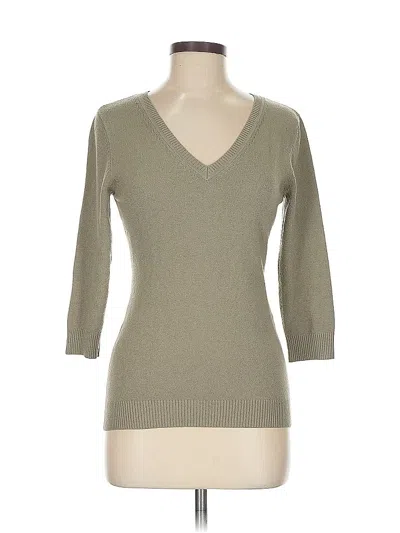 Pre-owned H&m Pullover Sweater In Green