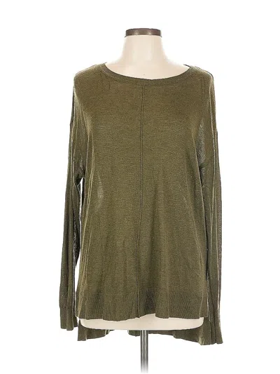 Pre-owned H&m Pullover Sweater In Green