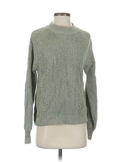 Pre-owned H&m Pullover Sweater In Green