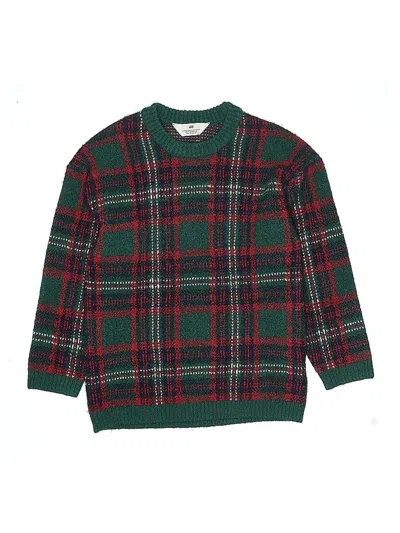 Pre-owned H&m Kids' Pullover Sweater In Green