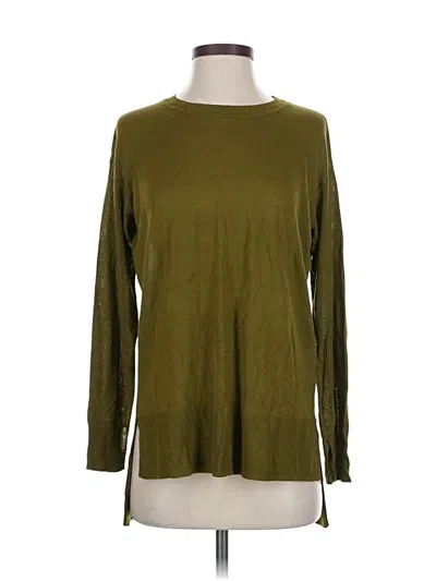 Pre-owned H&m Pullover Sweater In Green