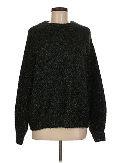 Pre-owned H&m Pullover Sweater In Green
