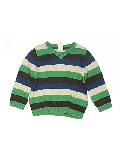 Pre-owned H&m Kids' Pullover Sweater In Green