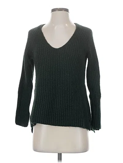 Pre-owned H&m Pullover Sweater In Green