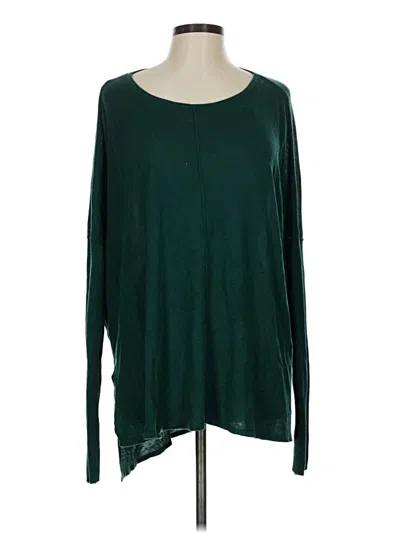 Pre-owned H&m Pullover Sweater In Green