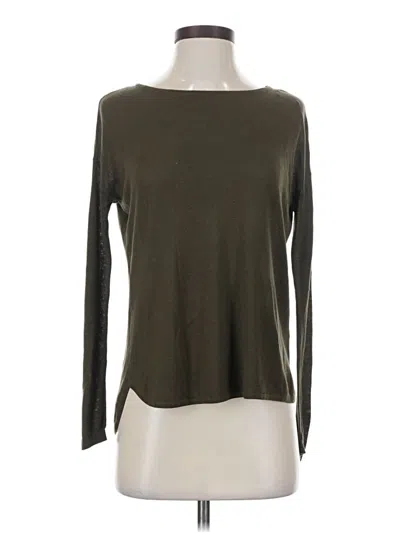 Pre-owned H&m Pullover Sweater In Green