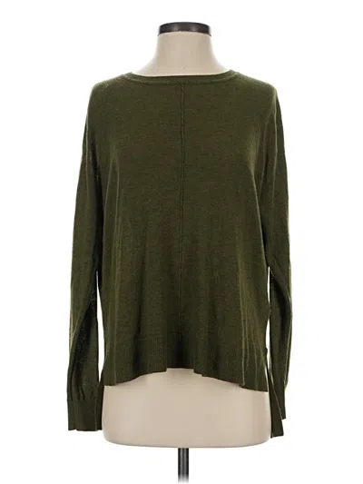 Pre-owned H&m Pullover Sweater In Green