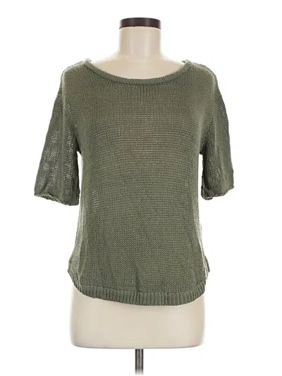 Pre-owned H&m Pullover Sweater In Green