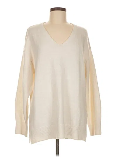 Pre-owned H&m Pullover Sweater In Ivory