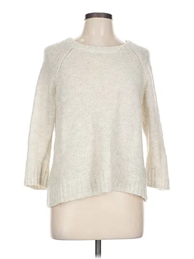 Pre-owned H&m Pullover Sweater In Ivory